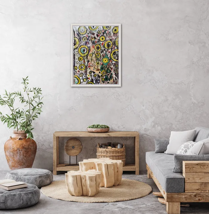 Awakened Fields — unique Christian art gift, original by Agata May'kowska