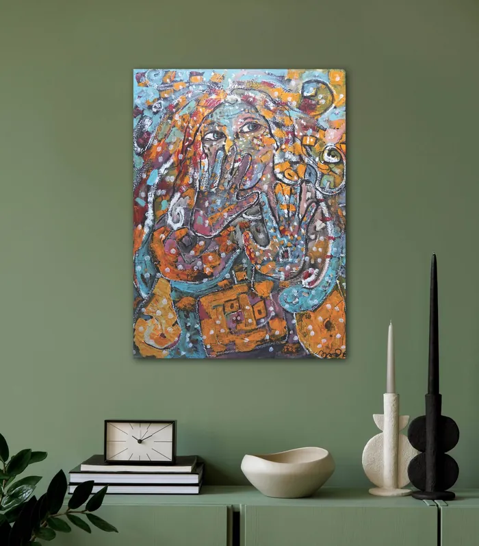 Breaking the Chains — unique Christian art gift, original by Agata May'kowska