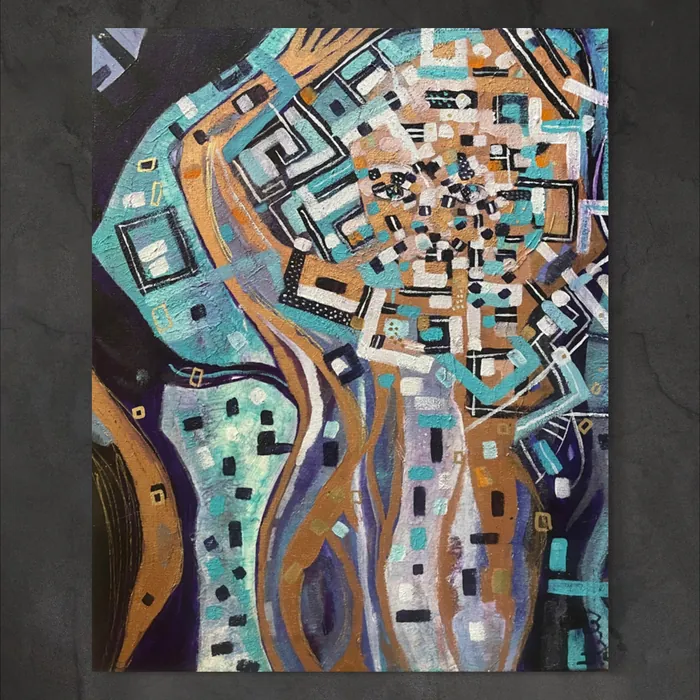 Can You See Me? — unique Christian art gift, original by Agata May'kowska