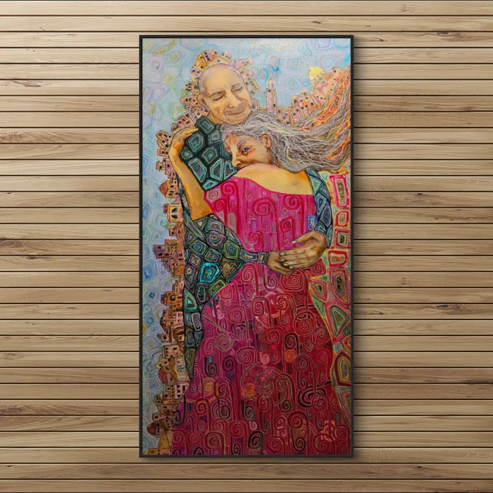 Enduring Love; Strength through Trials — unique Christian art gift, original by Agata May'kowska