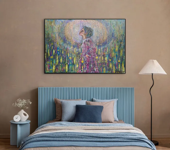 Guided by Grace — unique Christian art gift, original by Agata May'kowska