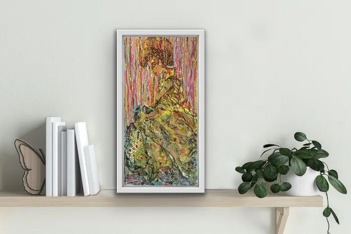 Held by the Word - Be Still and Know that I am God — unique Christian art gift, original by Agata May'kowska