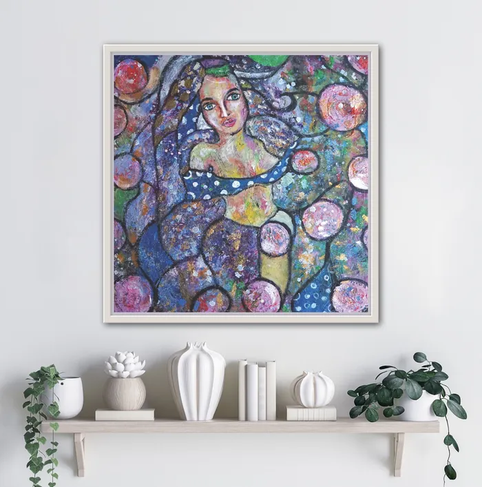 In Plain Sight — unique Christian art gift, original by Agata May'kowska