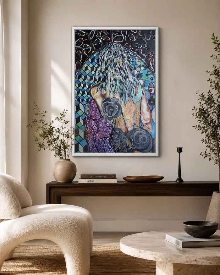 Leaving the Matrix — unique Christian art gift, original by Agata May'kowska