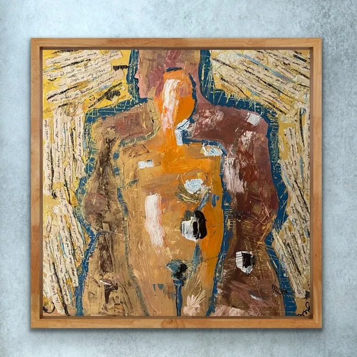 Love Her Like Yourself — unique Christian art gift, original by Agata May'kowska