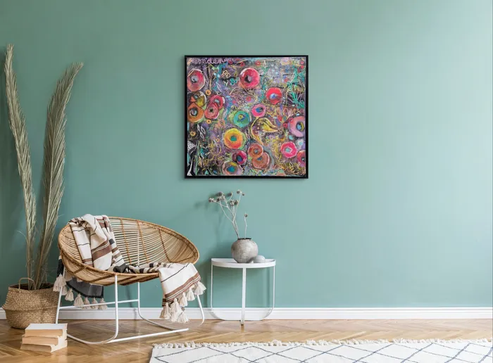 Never Stop Wonder — unique Christian art gift, original by Agata May'kowska