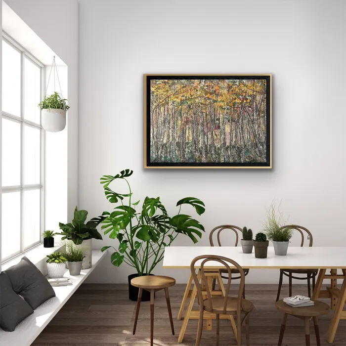 Psalm of the Birch Forest (based on Psalm 19) — unique Christian art gift, original by Agata May'kowska