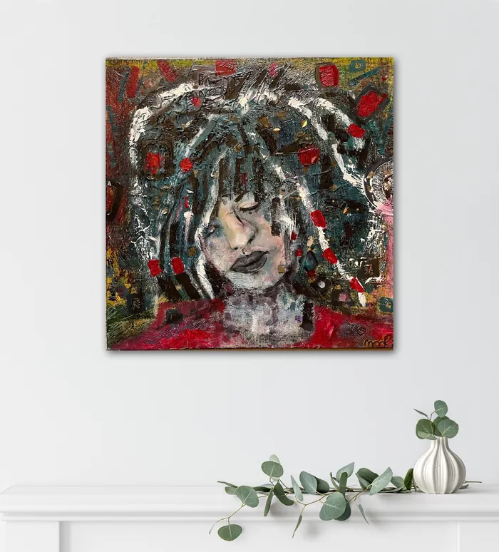 Silent, I held my Peace — unique Christian art gift, original by Agata May'kowska