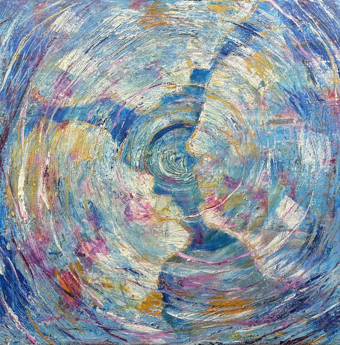 The Spiral of Time — unique Christian art gift, original by Agata May'kowska