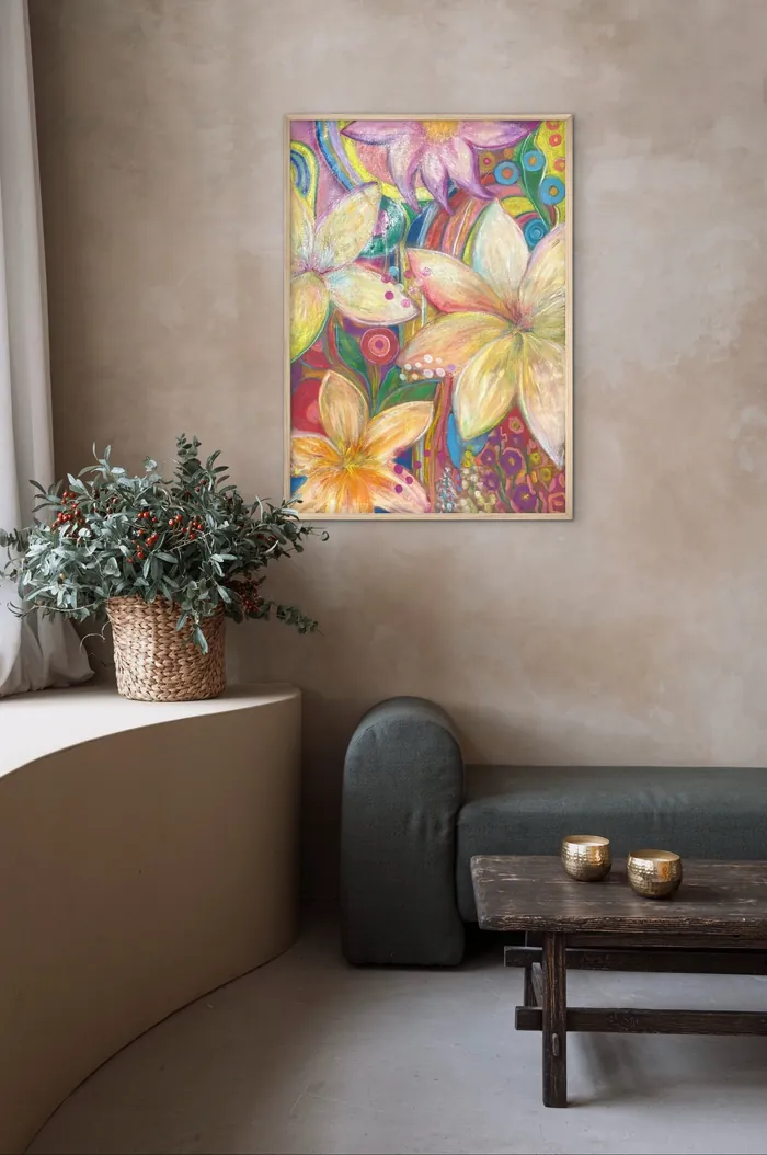 What Grace Grows — unique Christian art gift, original by Agata May'kowska