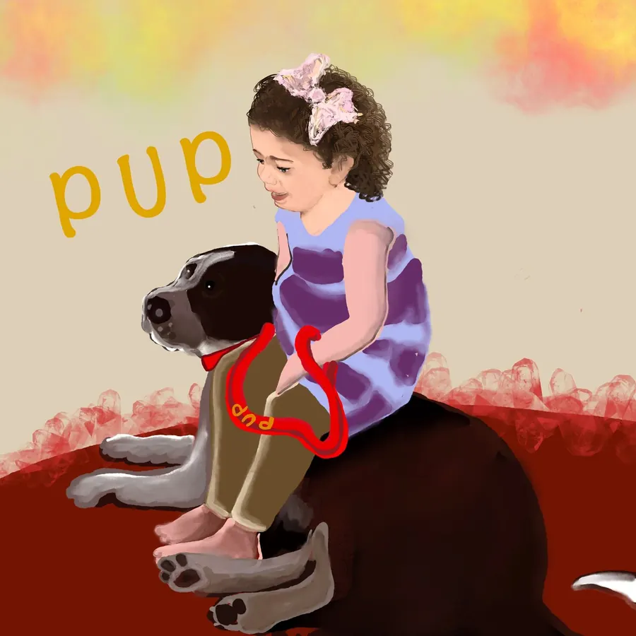 Cutie Pie Learns to Read: A Book about Putting Letters and Sounds Together — inside pages