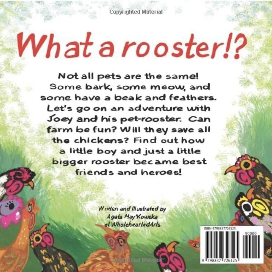Joey the Rooster Boy — inside pages