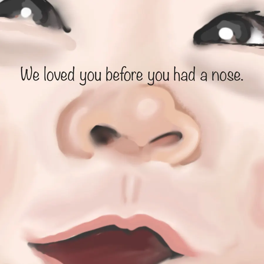 We Loved You Before You Were Born — inside pages