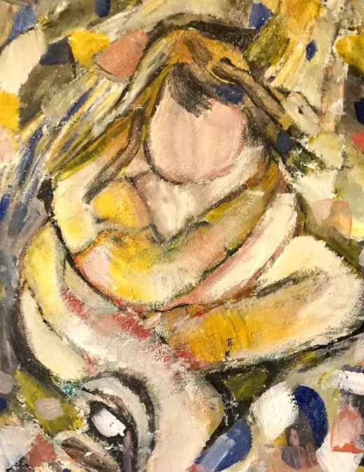 Depression — Acrylic on paper by Agata May'kowska, HeArt of Healing collection (2018–2019)