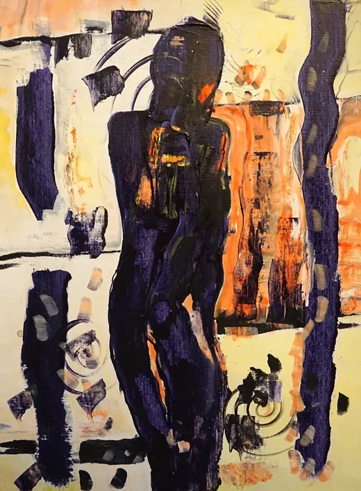Disturbed — Acrylic by Agata May'kowska, HeArt of Healing collection (2018–2019)