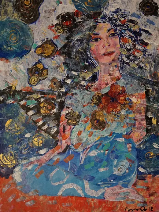 Heart Gardening — Acrylic by Agata May'kowska, HeArt of Healing collection (2018–2019)
