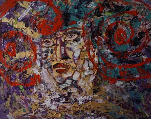 Madness — Mixed media by Agata May'kowska, HeArt of Healing collection (2018–2019)
