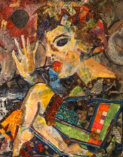 No, Thank You — Mixed media by Agata May'kowska, HeArt of Healing collection (2018–2019)