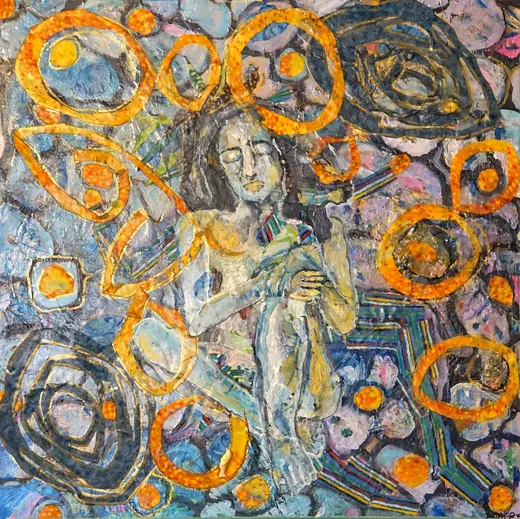 Patience — Mixed media by Agata May'kowska, HeArt of Healing collection (2018–2019)