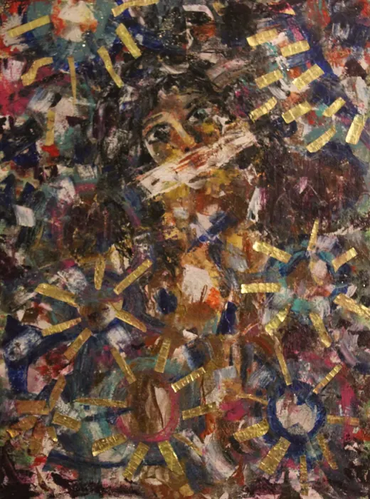 Voiceless — Acrylic by Agata May'kowska, HeArt of Healing collection (2018–2019)