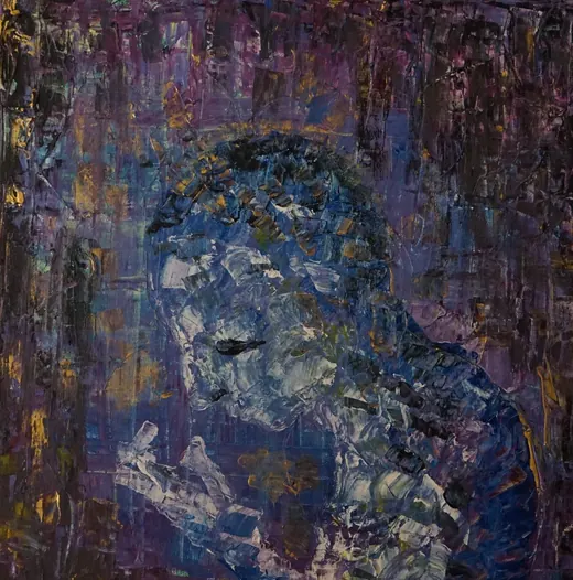 Who Am I? — Acrylic on canvas by Agata May'kowska, HeArt of Healing collection (2018–2019)